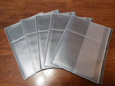 DiscSox Game DVD Pro Poly Sleeves 5 Pack Gamecube Playstation + More - Pack of 5