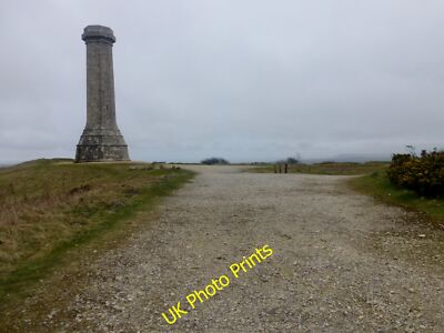 Foto 12x8 Black Down Coryates inspizierte das Hardy Monument und dann das h c2015