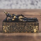8" wide Egyptian Queen Cleopatra Trinket Box Ornament Home Decor Unique Gift