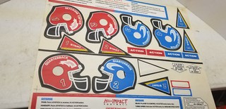 High Impact Football Decal Stickers #1903