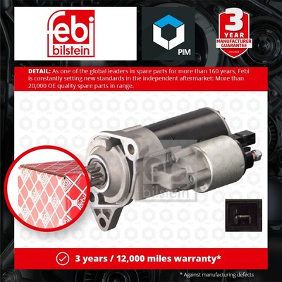 Starter Motor fits VW POLO 6V5, Mk3 1.6 1.8 95 to 01 ADD 020911023F 020911023FX