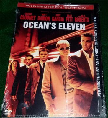 GEORGE CLOONEY, BRAD PITT, MATT DAMON, Ocean's Eleven, DVD, NEW