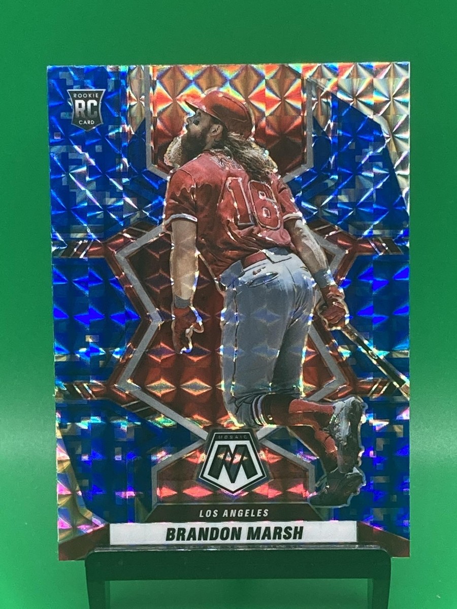 2022 Panini Mosaic: Reactive Blue Mosaic #226 Brandon Marsh RC | eBay