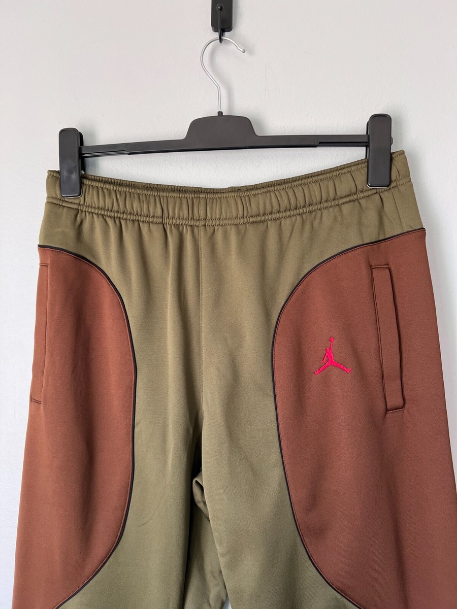 Supreme x Jordan Tricot Track Pants - Size Medium - Green Brown