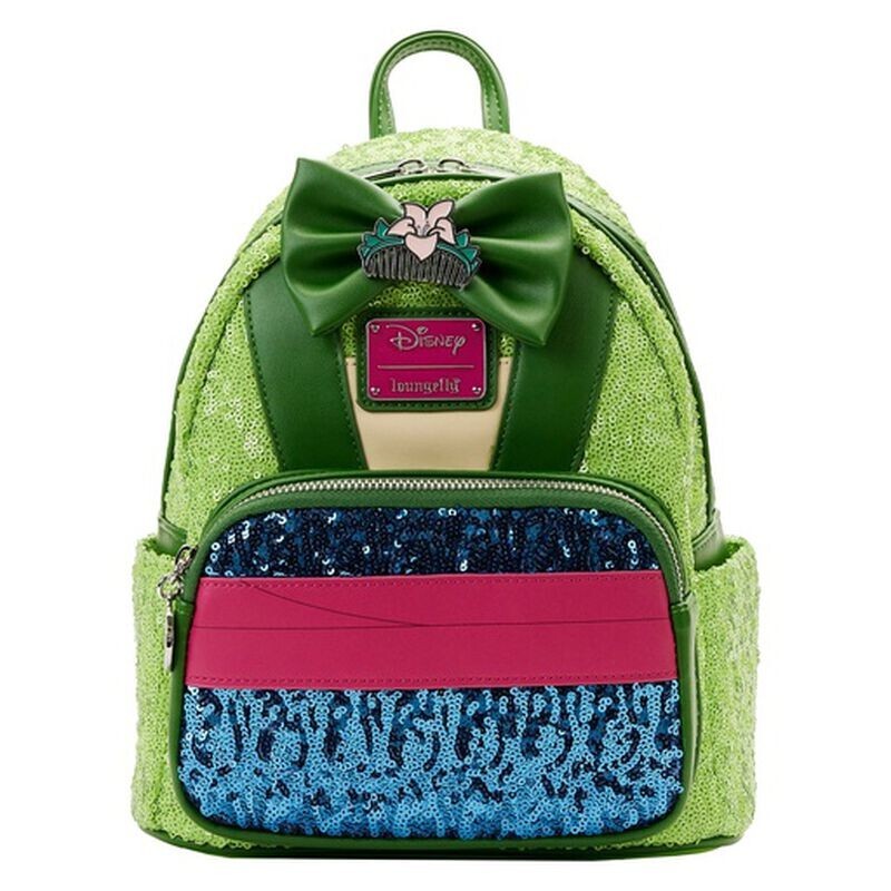【Lounge Fly】Exclusive - Mulan Sequin Mini Backpack Disney Loungefly Exclusive - Mulan Sequin Mini Backpack and