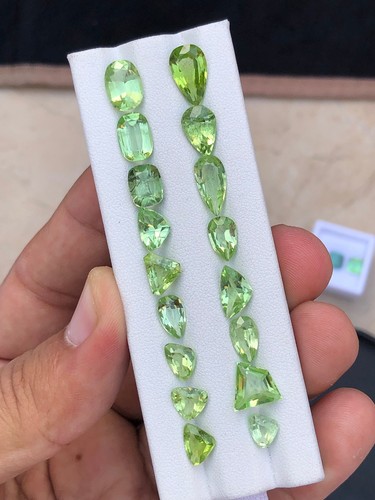 Natural faceted peridot 29 carats - Picture 5 of 10