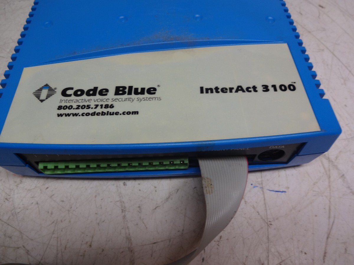Code Blue InterAct 3100 Voice Intercom 16350-xxxx | eBay