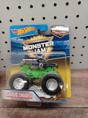 Hot Wheels GRAVE DIGGER Monster Jam Truck - Crushable Car -2016 | eBay