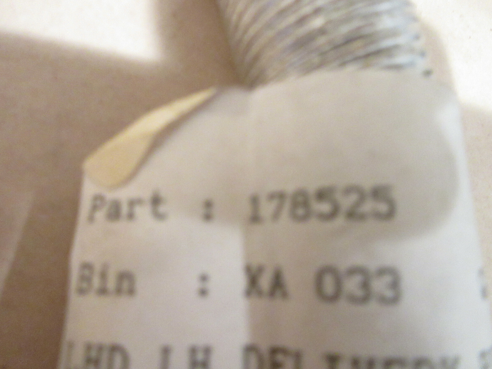 Ferrari 550 RH Fuel Delivery Pipe LHD P/N 178525