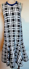 Issa Sleeveless Fit And Flare Knit Dress Size M