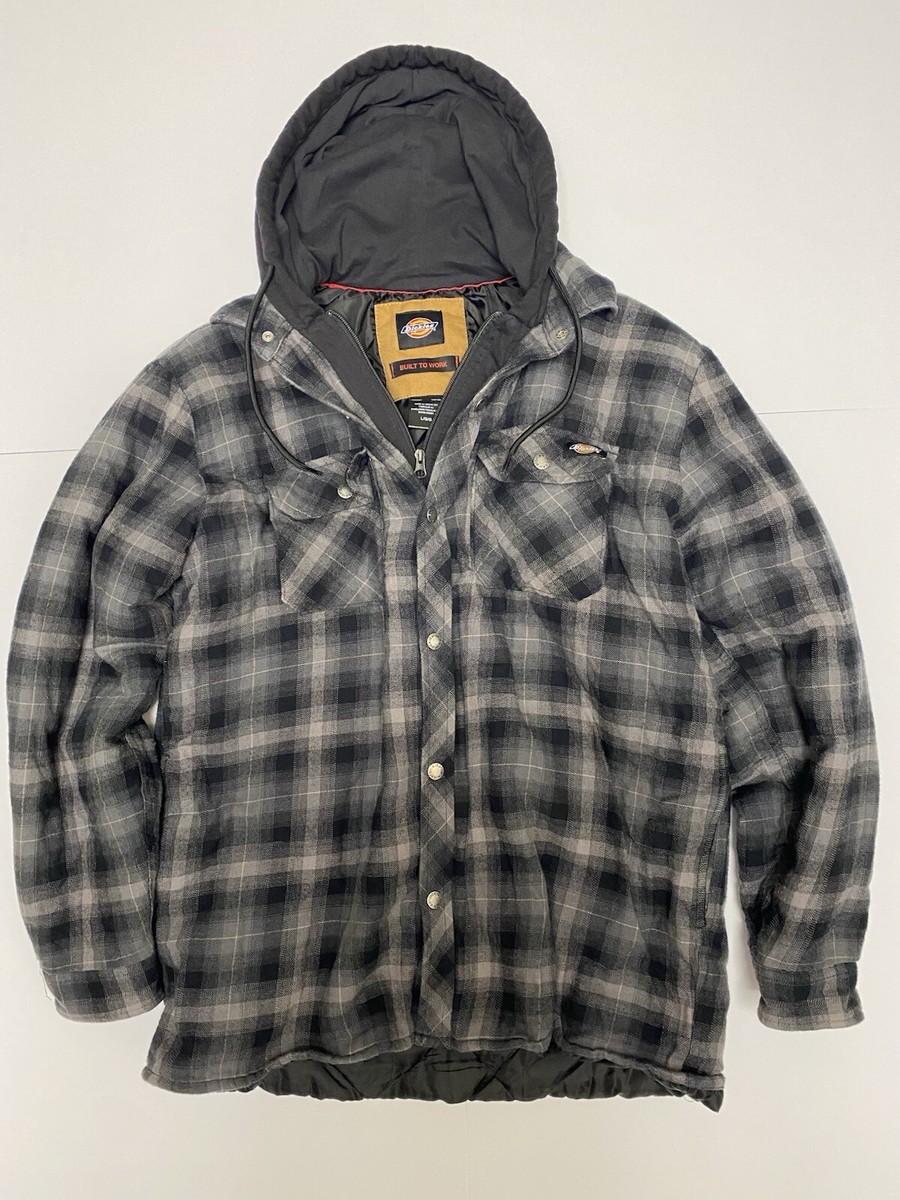 Dickies Built To Work Hooded Flannel Jacket - Men