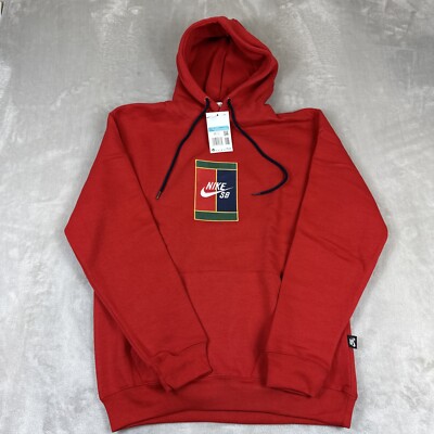 red nike sb hoodie