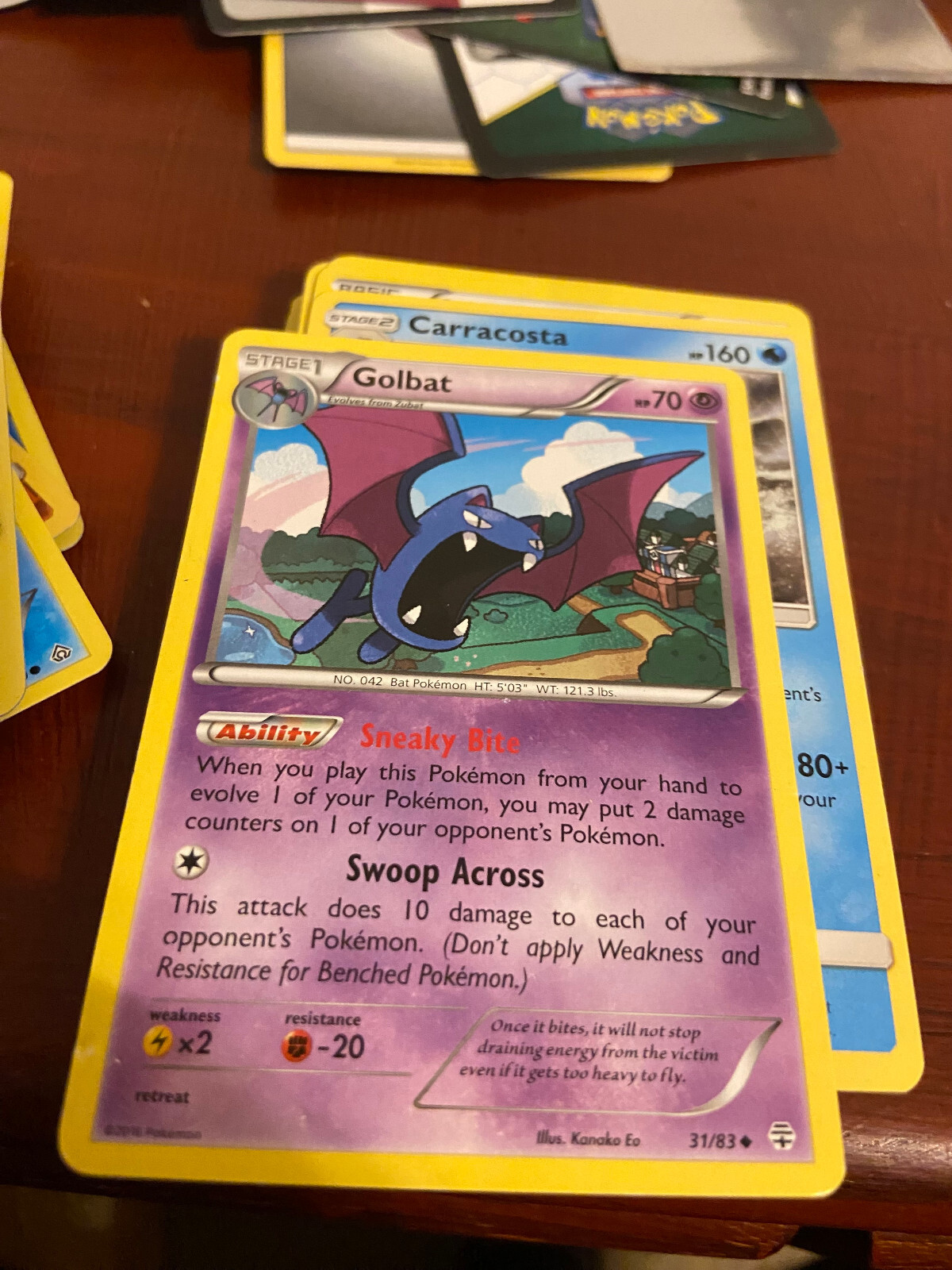 Golbat 31/83 Uncommon - Pokemon Generations Card
