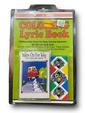 Vintage Coloring Lyric Book We  re On Our Way Cassette Tape  Crayons Kids Family