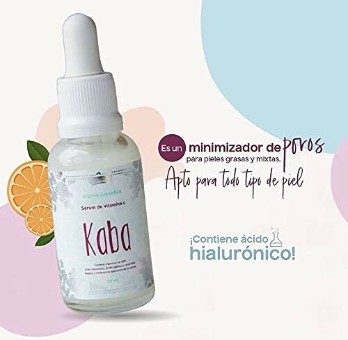 Kit KABA Suero Facial Vit C, Tónico Facial y Aceite Puro ORO 24 K - Imagen 6 de 9