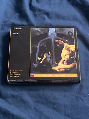 Gounod Faust The Compact Opera Collection CD,Sutherland, Corelli 3 CD