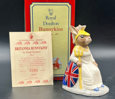 Royal Doulton Bunnykins Britannia DB 219 Limited Edition Boxed