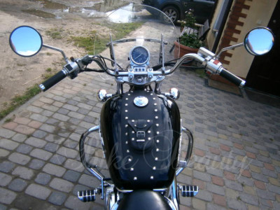 Honda VT1100 Shadow VT 1100 Leather Tank Panel Pad Belt