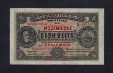 Portugal  Mozambique 5 Escudos 1941 P-83 XF +++