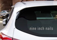 Nine Inch Nails Car Decal Vinyl Band Logo Glossy Bumper Sticker Industrial Metal