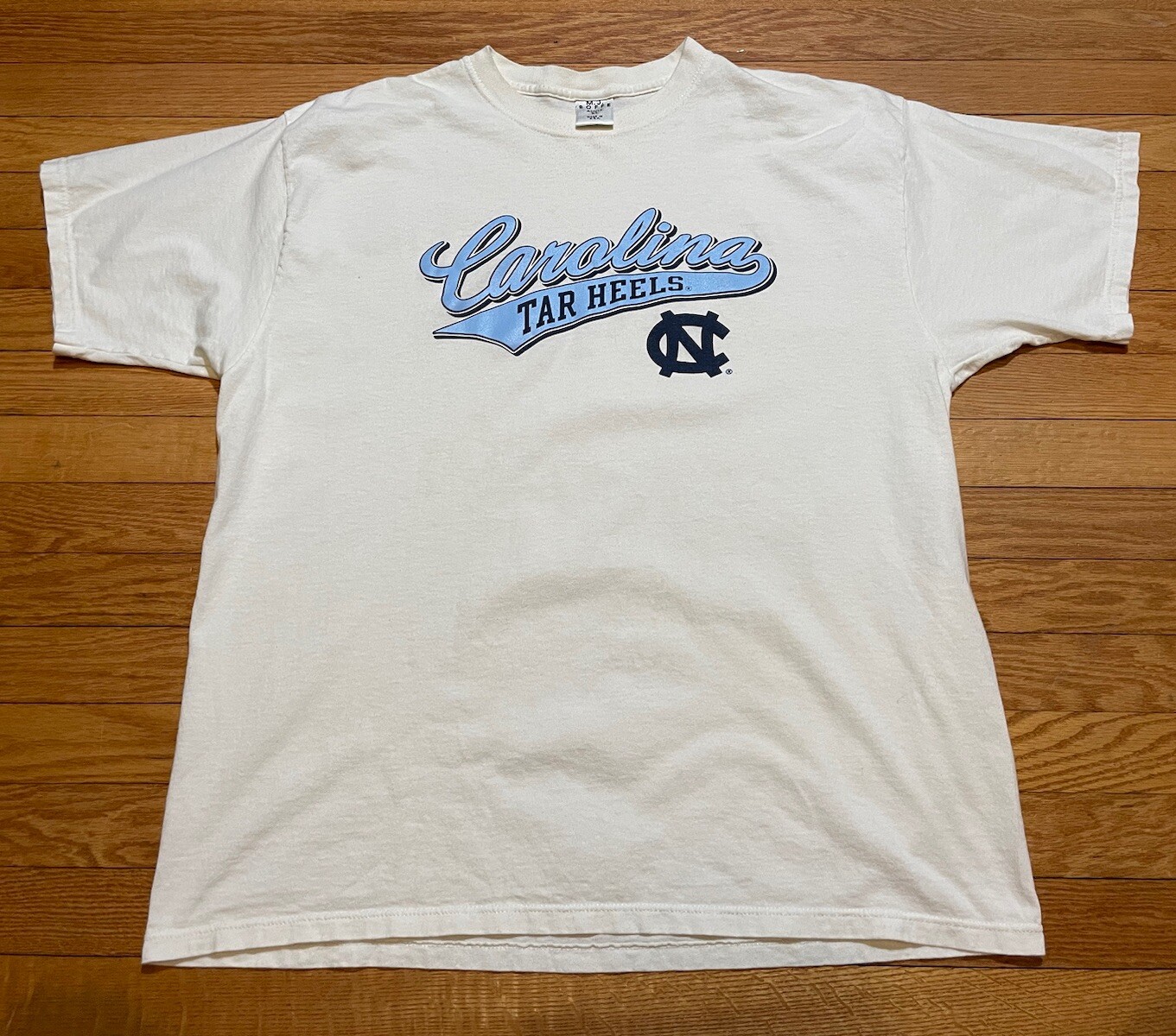 Vtg 90s UNC Carolina Tar Heels T-Shirt Size XL Ma… - image 1