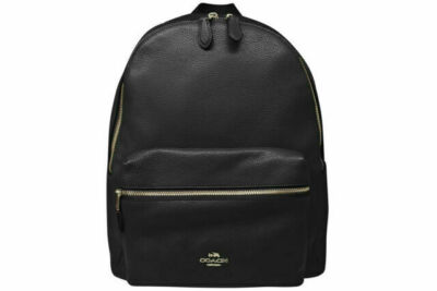 COACH Kleo Pebbled Black Leather Mini Backpack Coach black mini backpack - Gem main image 3