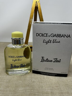 Dolce & Gabbana Light Blue Italian Zest Pour Homme EDT 4.2 oz Men Tester
