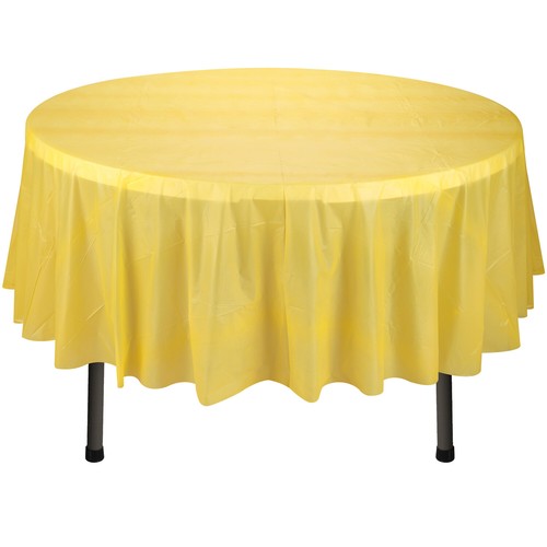 213cm Rund Plastik Tischdecke Tuch Abwischen Party Tücher Gastronomie Geschirr - Bild 29 von 57