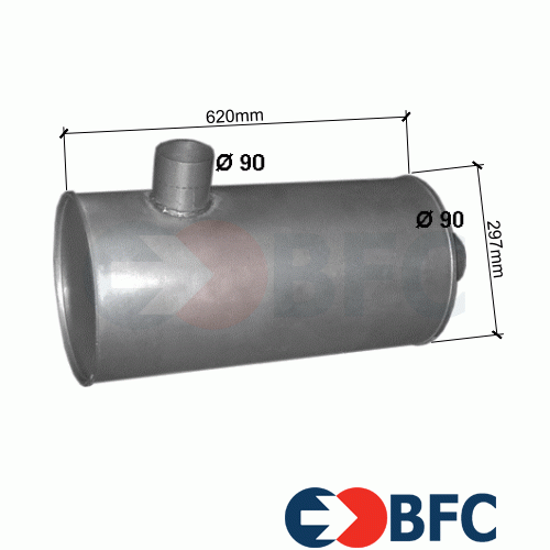 VOLVO B9 M/B10 M B9 M/B10 M 1983- Silencer - Picture 1 of 1