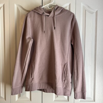 Free Planet Sweatshirt Mens Medium Pink Mauve Pullover Hoodie