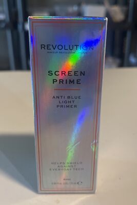 Revolution Screen Prime Anti Blue Light Primer .84 fl oz New In Box