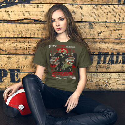 US Healhcare Horror Plague Doc Conspiracy Virus Unisex t-shirt