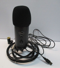 BLUE Microphone 888-000296 with BLUE stand/base  USB Wire Connector Black