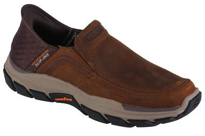 Sneaker Herren, Skechers Slip-Ins Respected - Elgin, Braun