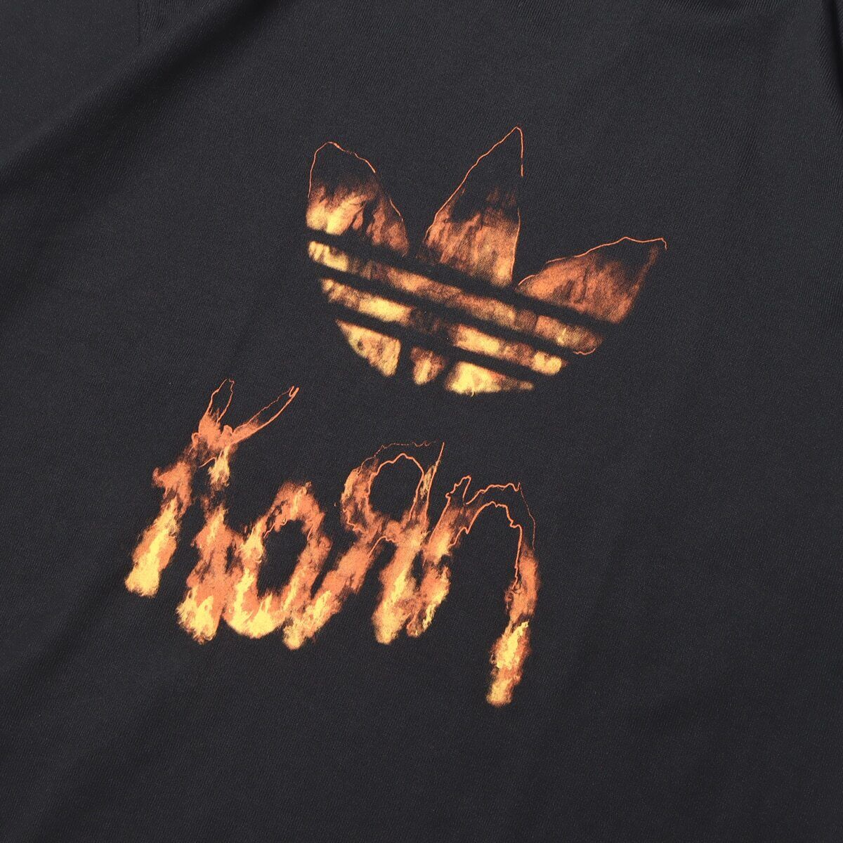 Adidas x Korn Graphic T-Shirt Fire Black Size JP 2XS-2XL