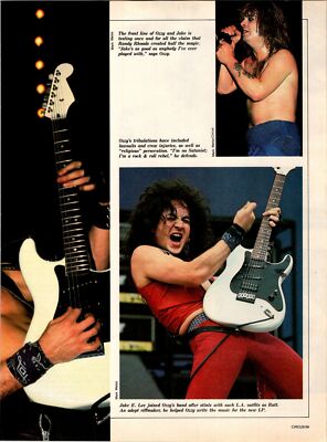 1984 VINTAGE 5PG PRINT ARTICLE/PHOTOS JOHN MICHAEL OSBOURNE