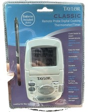 Taylor Digital Cooking Thermometer Probe And Timer