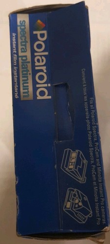 Vintage polaroid spectra platinum film 2 Pack Exp 09/99 New UNOPENED Box - Picture 6 of 6