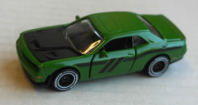 Majorette Dodge Challenger SRT Hellcat grün Radvariante Auto Car vert green