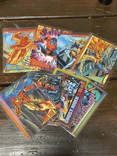 1993 Skybox Marvel Universe Trading Cards - Lot of 24 cards Deadpool Iron Man 