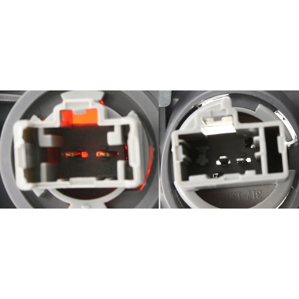 Juego de luces traseras para Honda Accord 2003-2004 interior derecho exterior transparente/rojo halógeno Foto 2 de 4