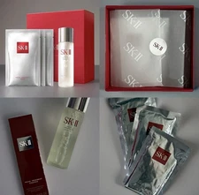 SK-II Glow Up Duo Anti-Aging Skin Care Set Facial Treatment Essence & Masks
