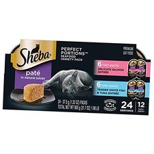  Perfect Portions Paté Wet Cat 2.6 Ounce (Pack of 24) Salmon, Whitefish & Tuna 10.64 per gallon