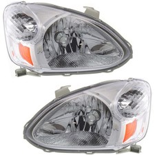 Headlight Set For 2003 2004 2005 Toyota Echo Left And Right With Bulb 2pc Headlight Set For 2003 2004 2005 Toyota Echo Left And Right With Bulb 2pc