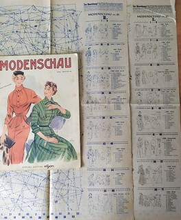 Lyon Modenschau Nr 25 Modezeitung mit Schnittmuster