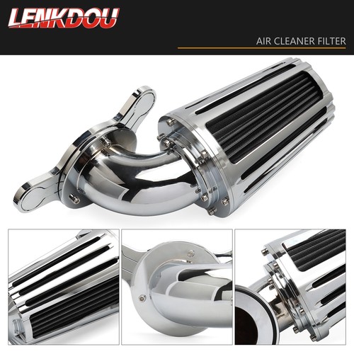 Cone Air Cleaner Intake Filter For Harley Softail Dyna Touring Street Glide FLHX - Picture 4 of 11