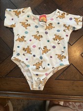 Rare Vintage 1994 Disney The Lion King Simba Bodysuit 3T Made In USA Snaps