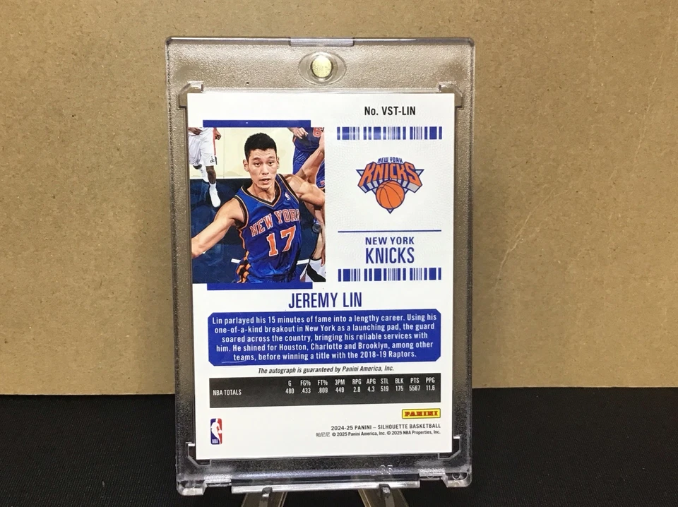 Boleto automático Contenders Jeremy Lin The Finals 2024-2025/35 Knicks Foto 2 de 2