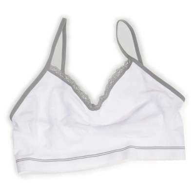 Billet Doux, Bralette, Größe: M, 563111, Weiß/Grau, Damen #ZGy