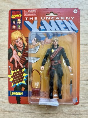 Hasbro Longshot Figure The Uncanny X-Men with Lucky Dagger Bag Hands Boxed